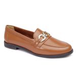 Mocassim Íris Couro Caramelo