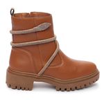 Bota Coturno Jade Caramelo