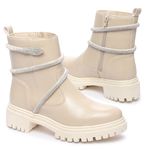 Bota Coturno Jade Off White