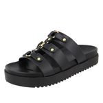 Sandália FlatForm Antonella Preto