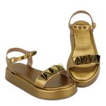Sandália FlatForm Eva Bronze