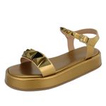 Sandália FlatForm Eva Bronze