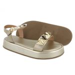 Sandália FlatForm Eva Dourado