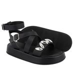 Sandália FlatForm Chloe Preto