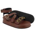 Sandália FlatForm Chloe Terra