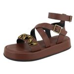 Sandália FlatForm Chloe Terra
