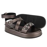Sandália FlatForm Chloe Grafite 
