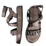 Sandália FlatForm Chloe Grafite 