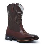 Bota Texana Cara de Boi Café