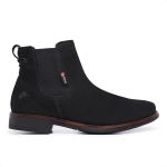 Bota Chelsea Masculina Nobuck Preto