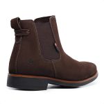 Bota Chelsea Masculina Nobuck Café