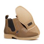 Botina Country Em Couro Legítimo Cana Rústica Western