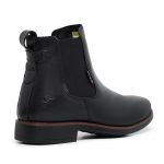 Bota Chelsea Em Couro Legítimo Vegetaly Preto