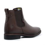 Bota Chelsea Em Couro Legítimo Vegetaly Café