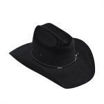 Chapéu Americano Country Com Bandinha De Couro