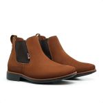 Bota Chelsea Masculina Nobuck Telha