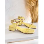 Sandália Aurora Amarelo Manteiga