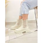 Coturno Aura Off White - PRODUTO RECUPERADO