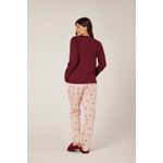 Pijama Longo Lovely Marsala