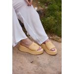 Flat Cancún Palha Creme