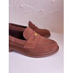 Mocassim Niam Café - Couro Camurça