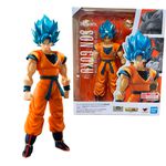 Figura Goku Super Saiyan Blue - Dragon Ball Super - SH Figuarts - Bandai
