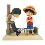 Estátua Monkey D. Luffy and Roronoa Zoro - One Piece - WCF Log Stories - Bandai