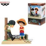 Estátua Monkey D. Luffy and Roronoa Zoro - One Piece - WCF Log Stories - Bandai