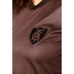 Camisa Feminina Consciência Negra América Mineiro Marrom e Preta Volt