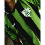 Camisa Masculina Jogo 1 2024 América Mineiro Preto e Verde Volt 