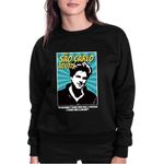 Blusa São Carlo Carlo Acutis Católico Agasalho 100% Moletom Preto