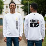 Agasalho Blusa Moletom São Carlo Acutis Católico Branco