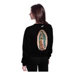 Moletom Católico Nossa Senhora De Guadalupe Algodão Cristão Preto