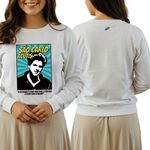Blusa Moletom Comic São Carlo Acutis Católico Branco Branco