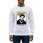 Blusa São Carlo Acutis Comic Católico Moletom Branco Branco
