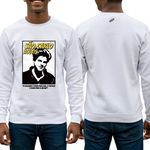 Blusa São Carlo Acutis Comic Católico Moletom Branco Branco