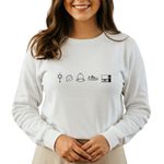Blusa São Carlo Acutis Católico Comic Moletom Branco Branco