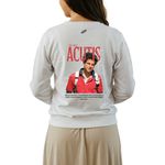 Blusa São Carlo Acutis Católico Comic Moletom Branco Branco