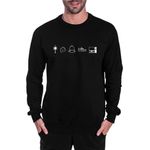 Blusa São Carlo Acutis Agasalho Católico Moletom Estampa Preto