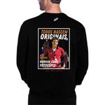 Blusa São Carlo Acutis Agasalho Católico Moletom Estampa Preto