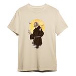 Camiseta São Francisco Assis Marrom Algodão Santo Católico