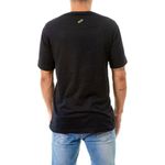 Camiseta São Carlo Acutis Preta Masculina Algodão Católico