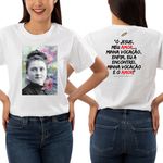 Camiseta Algodão Santa Teresinha Do Menino Jesus Católica