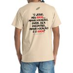 Camiseta Santa Teresinha Do Menino Jesus Marfim Masculina