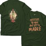 Camiseta Nossa Senhora De Guadalupe Verde Musgo 100% Algodão