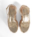 SANDÁLIA ANABELA MIA OURO LIGHT