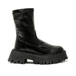 BOTA CANO MÉDIO TRATORADA SALTO BAIXO KIARA PRETO