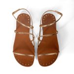 SANDÁLIA FLAT CLARA DOURADA