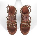 SANDÁLIA ANABELA ÍRIS MARROM