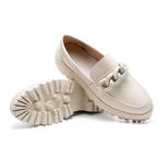 MOCASSIM TRATORADO SANDY OFF WHITE ELOS